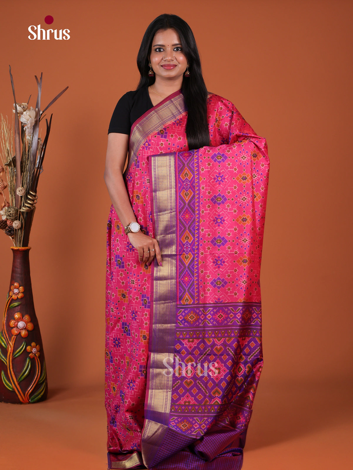Semi Patola Saree - EH04005