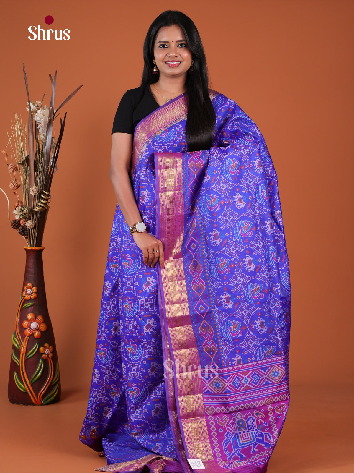 Semi Patola Saree - EH04011