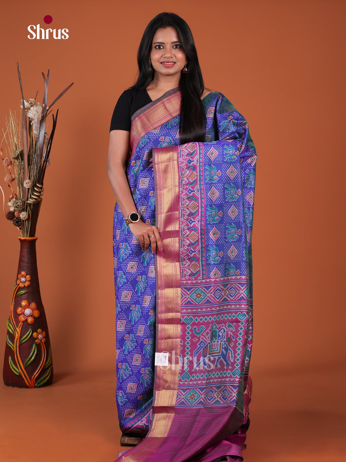 Semi Patola Saree - EH04017