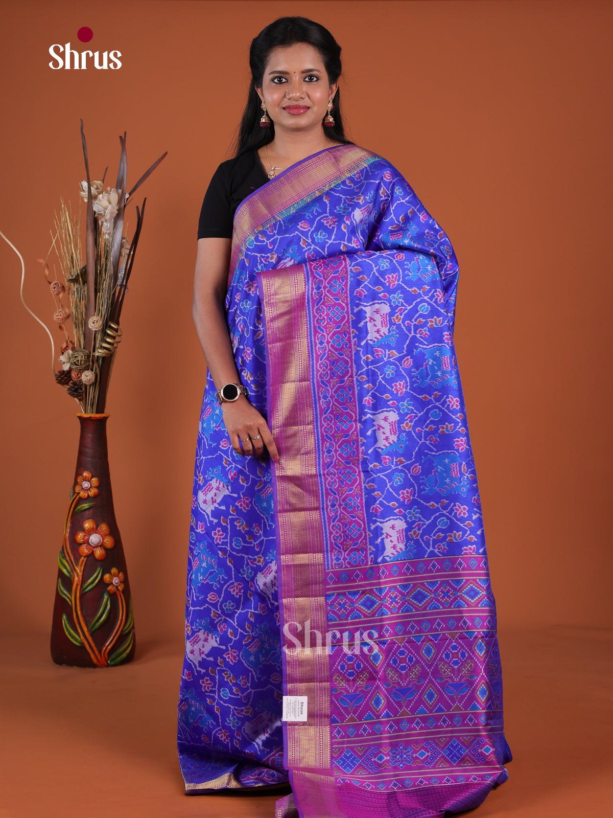 Semi Patola Saree - EH04022