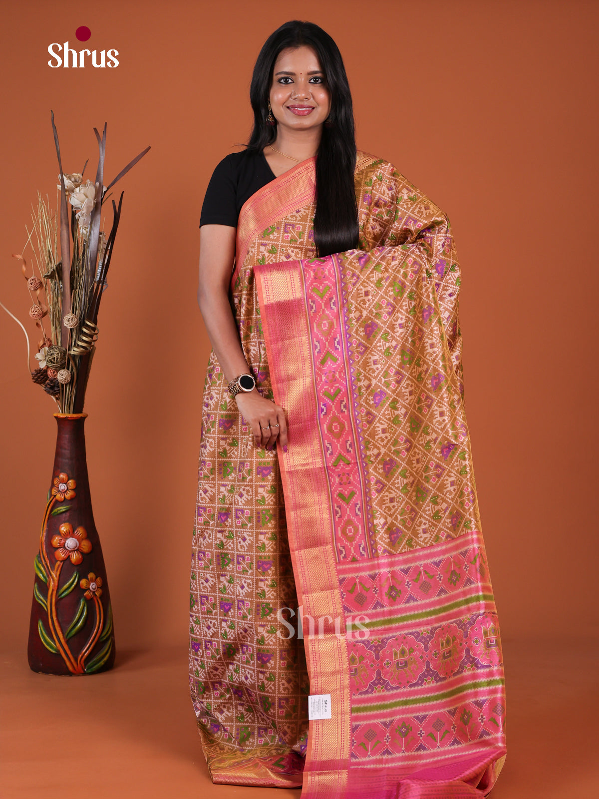 Semi Patola Saree - EH04031