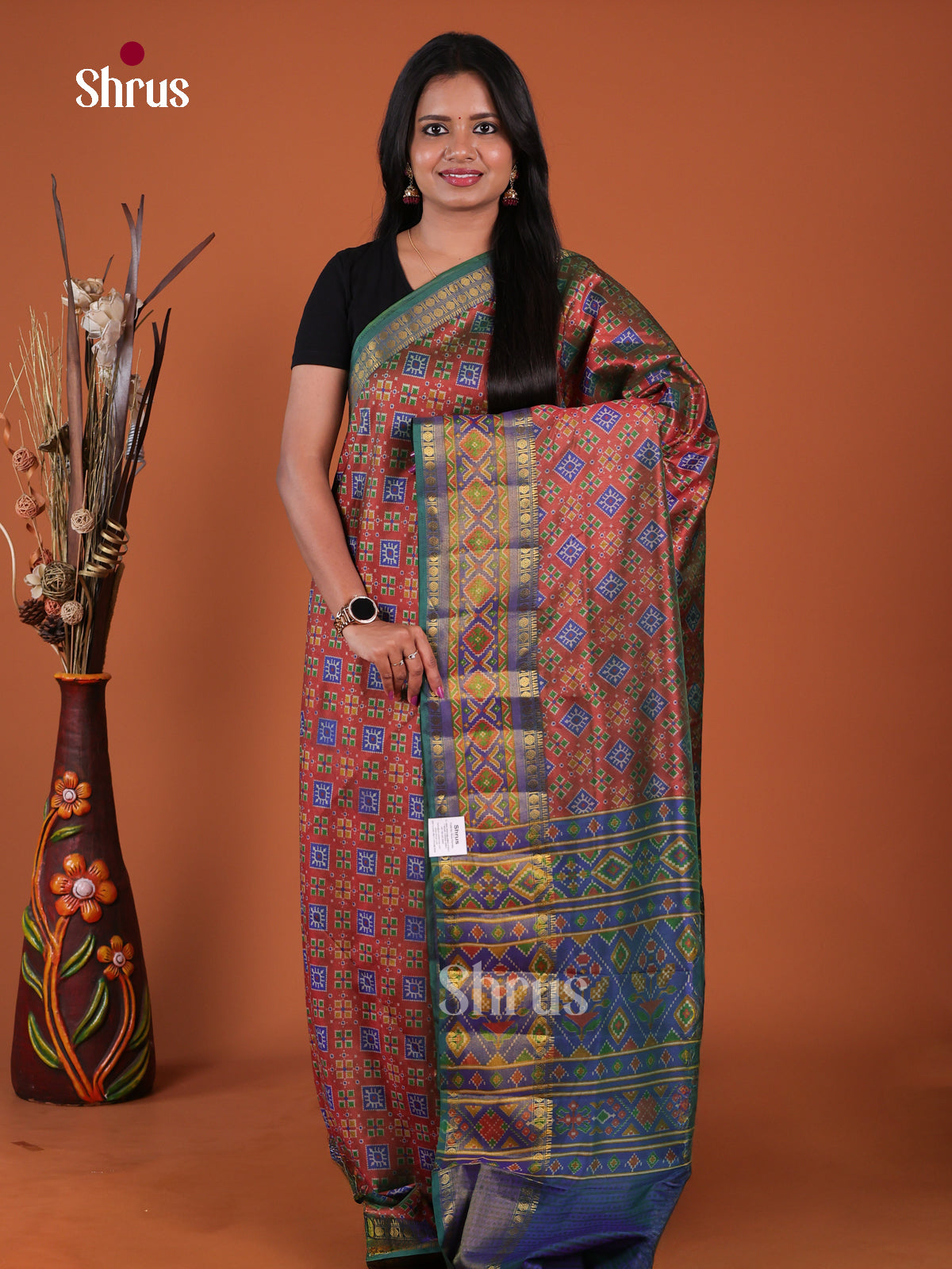 Semi Patola Saree - EH04033
