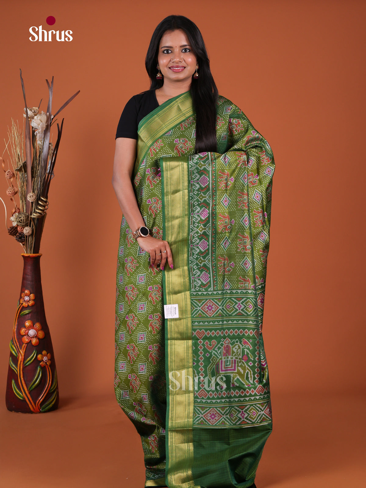 Semi Patola Saree - EH04040