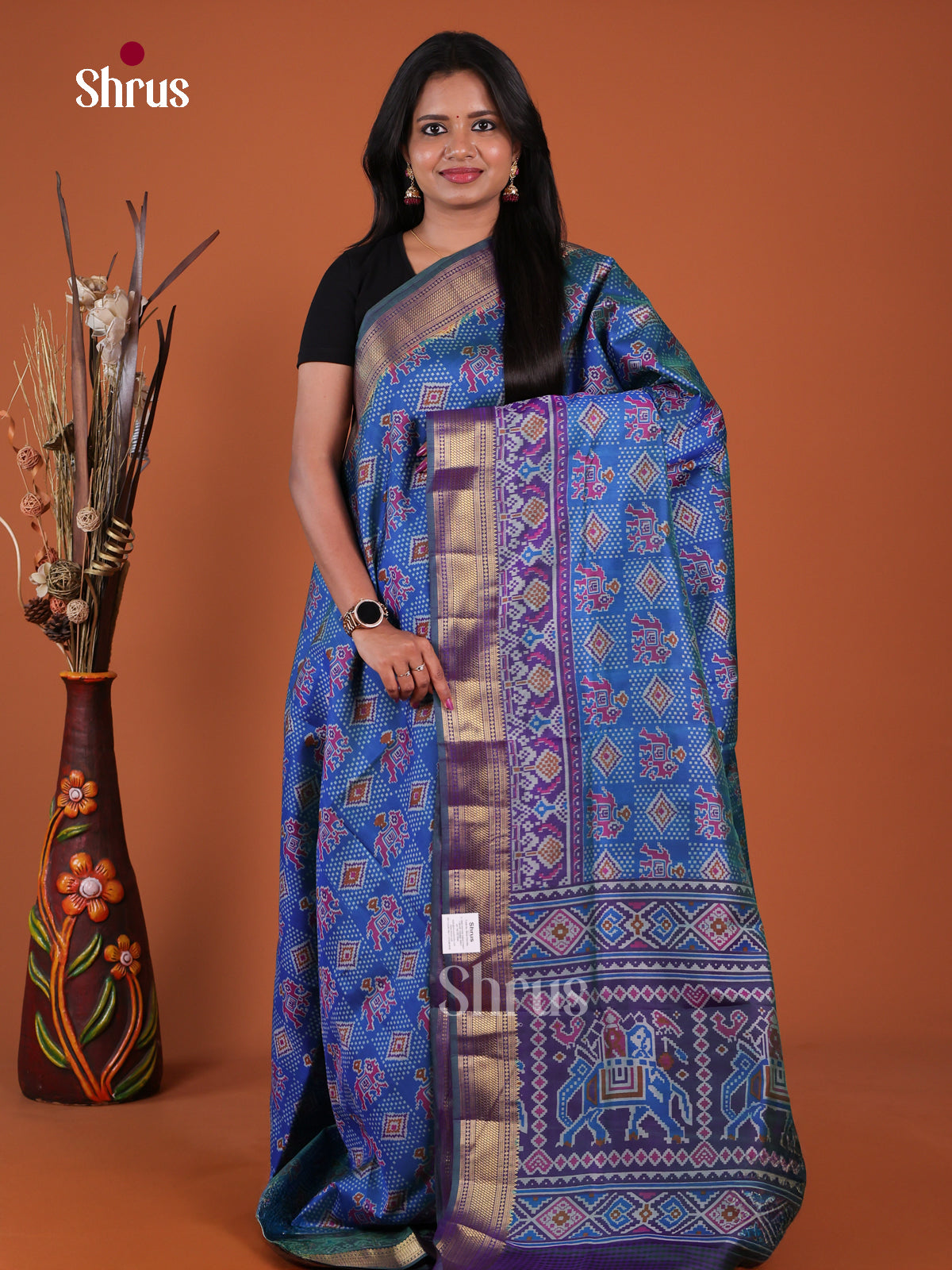 Semi Patola Saree - EH04047