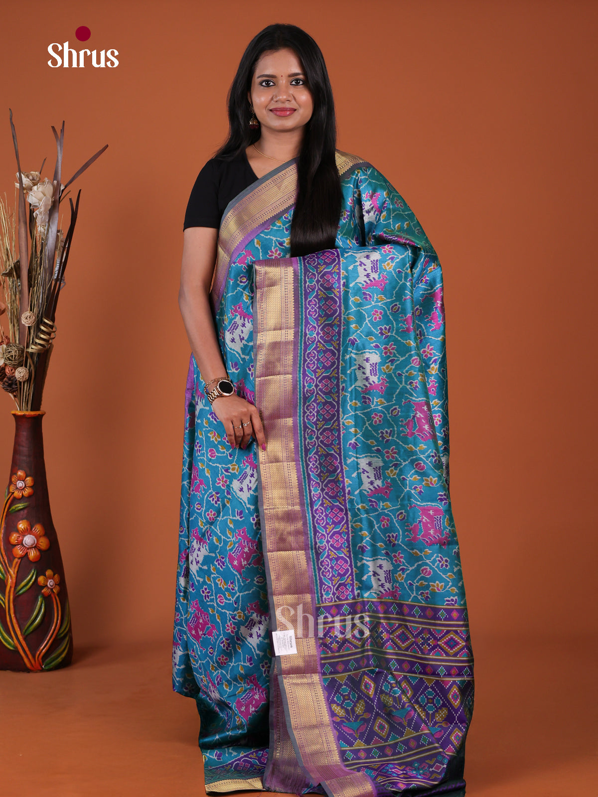 Semi Patola Saree - EH04049