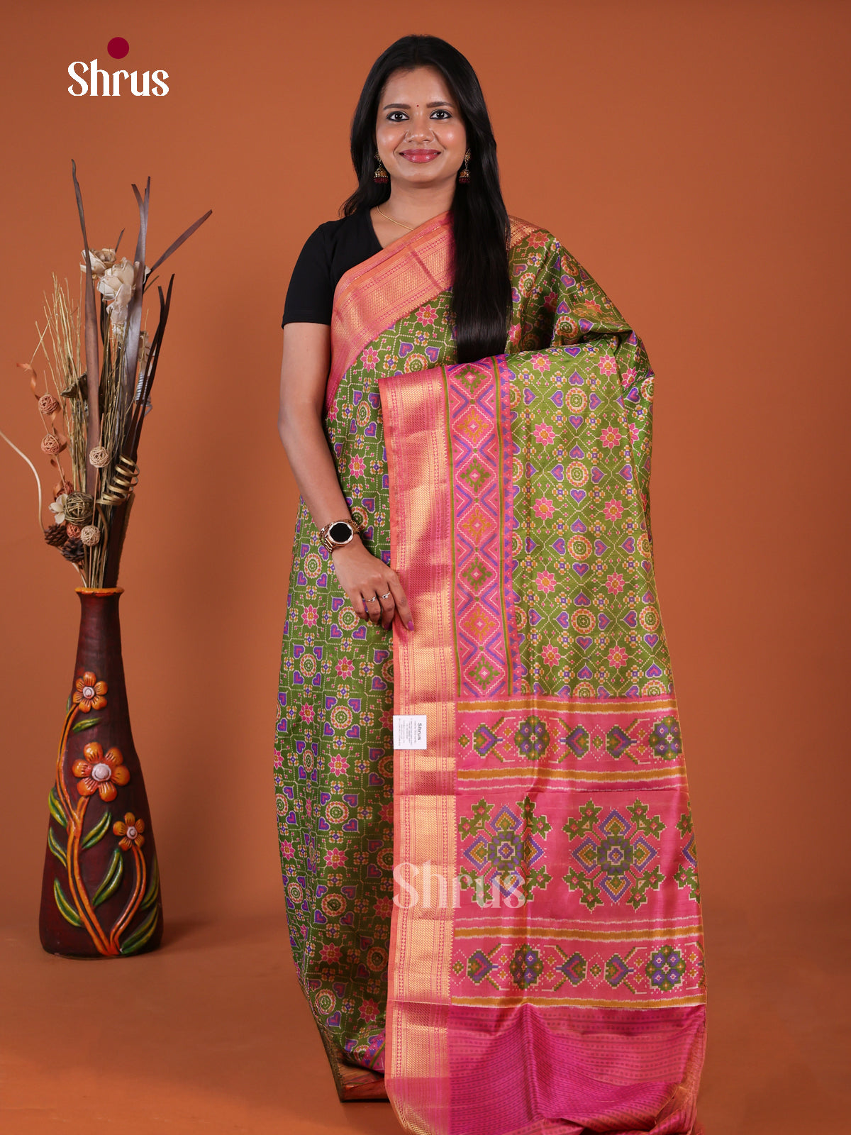 Semi Patola Saree - EH04051