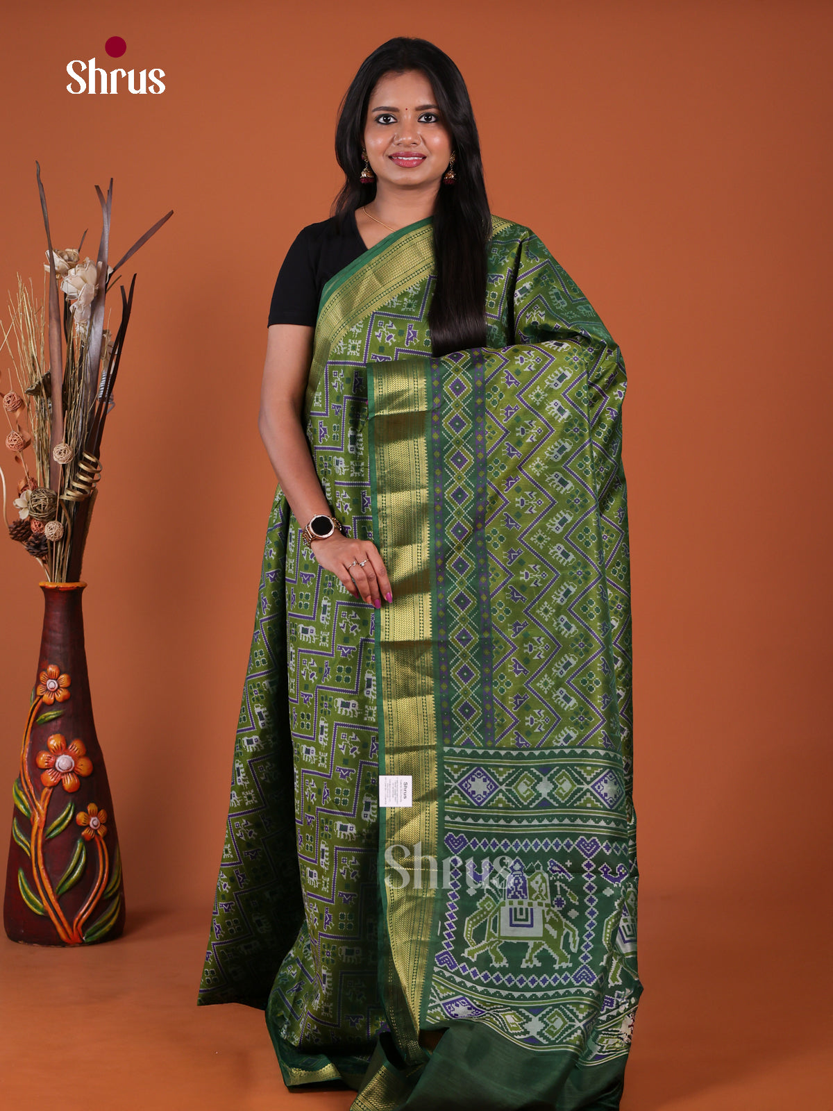 Semi Patola Saree - EH04052