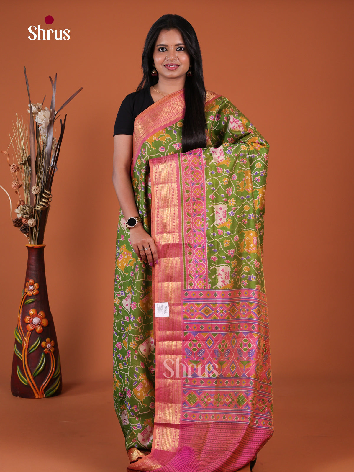 Semi Patola Saree - EH04053