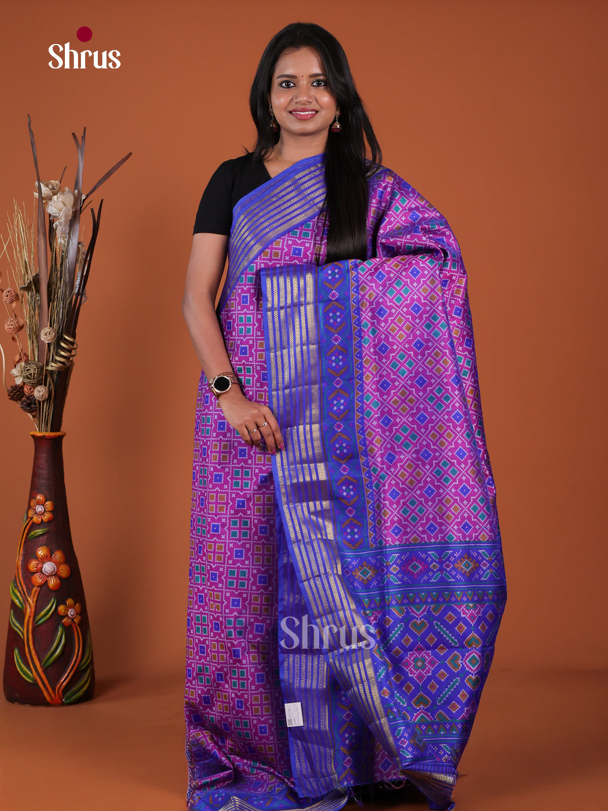 Semi Patola Saree - EH04065