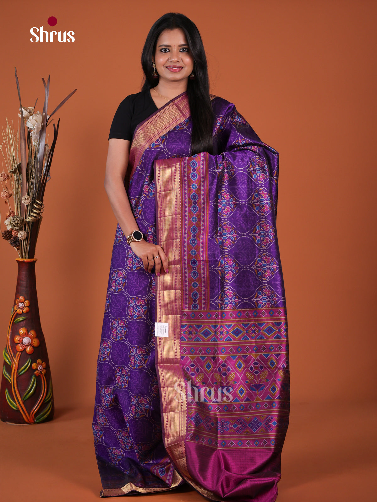 Semi Patola Saree - EH04068