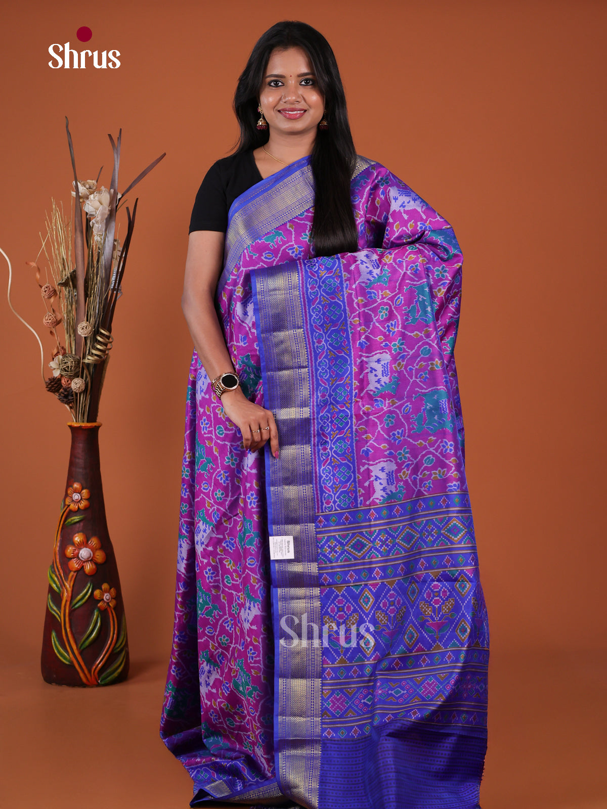 Semi Patola Saree - EH04071
