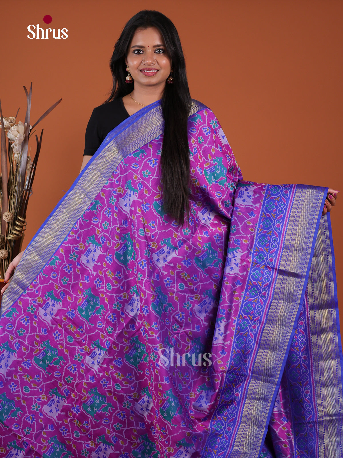 Semi Patola Saree - EH04071