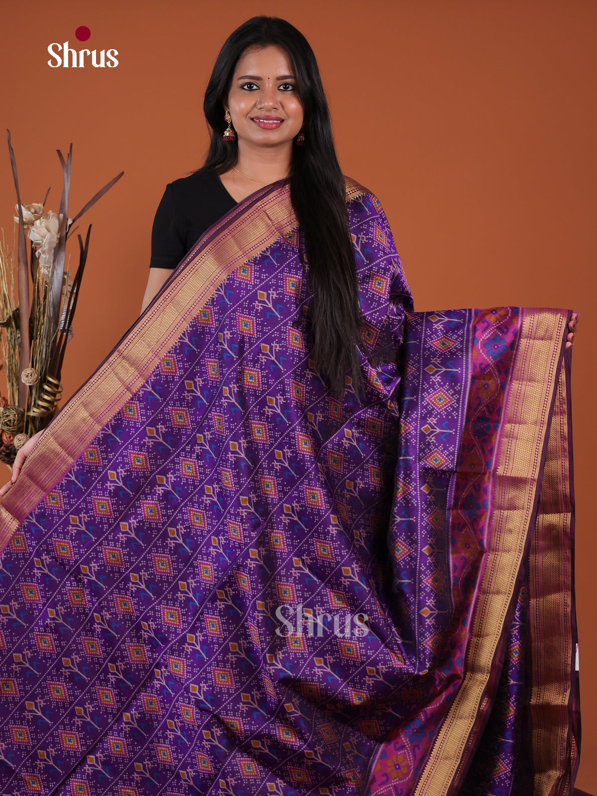 Semi Patola Saree - EH04072