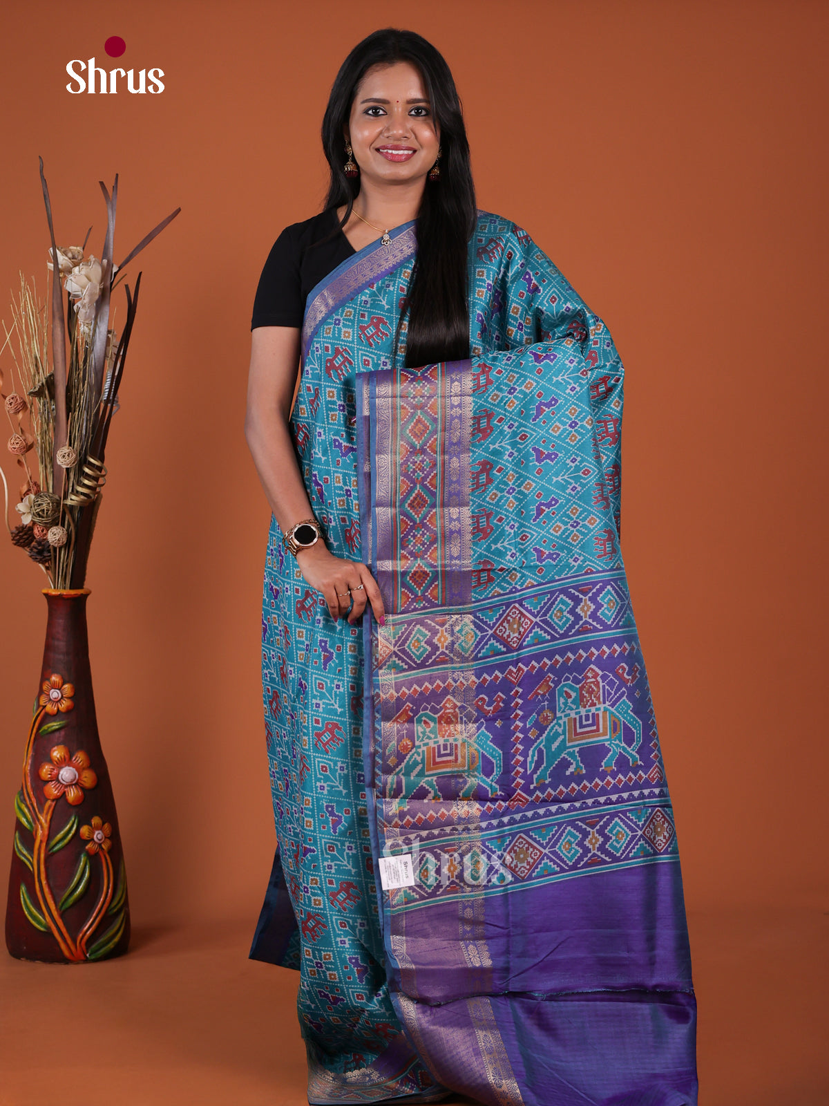 Semi Patola Saree - EH04118