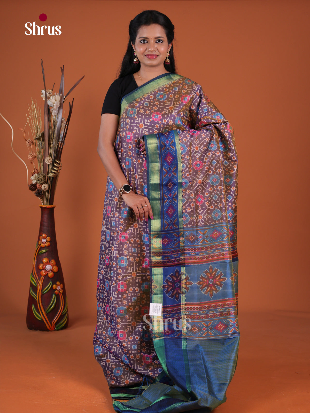 Semi Patola Saree - EH04121