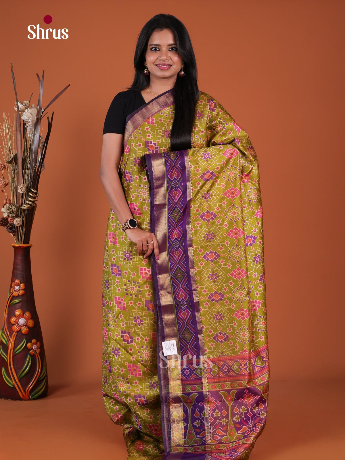 Semi Patola Saree - EH04123