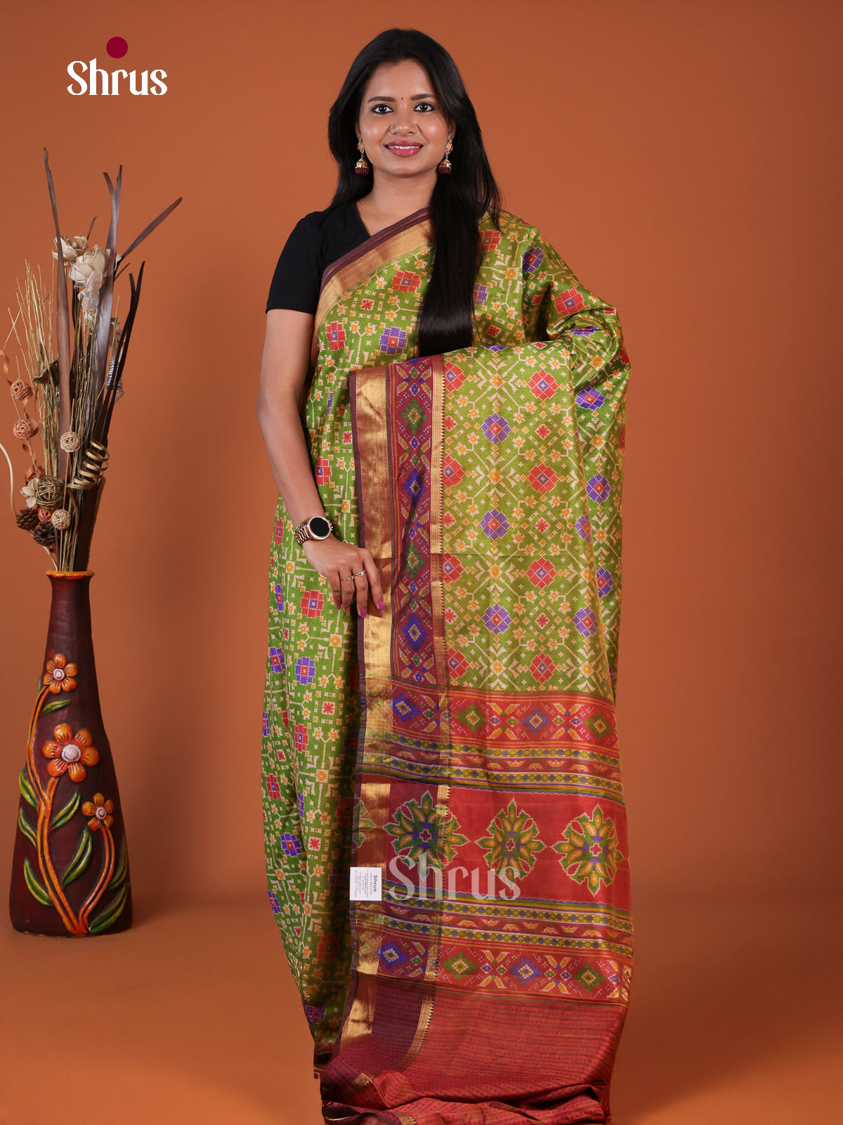 Semi Patola Saree - EH04125