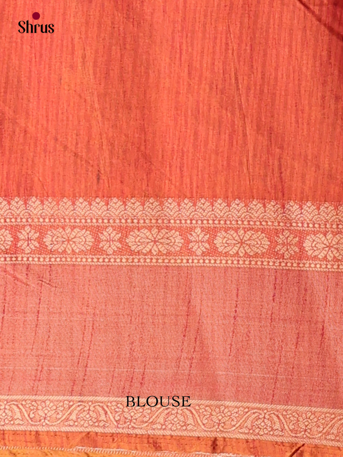 Mustard & Orange - Semi Patola Saree