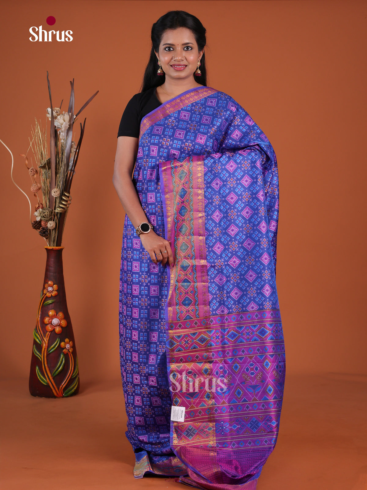 Semi Patola Saree - EH04142