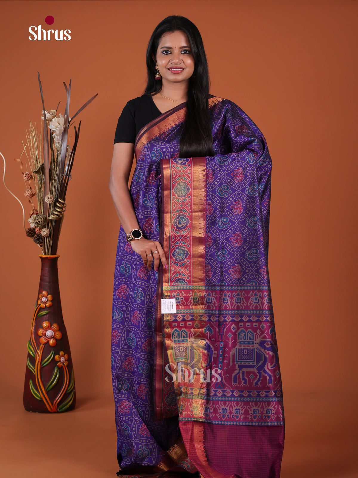 Semi Patola Saree - EH04151