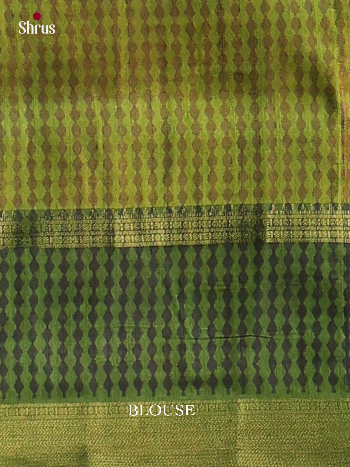 Pink & Green  -Semi Patola Saree