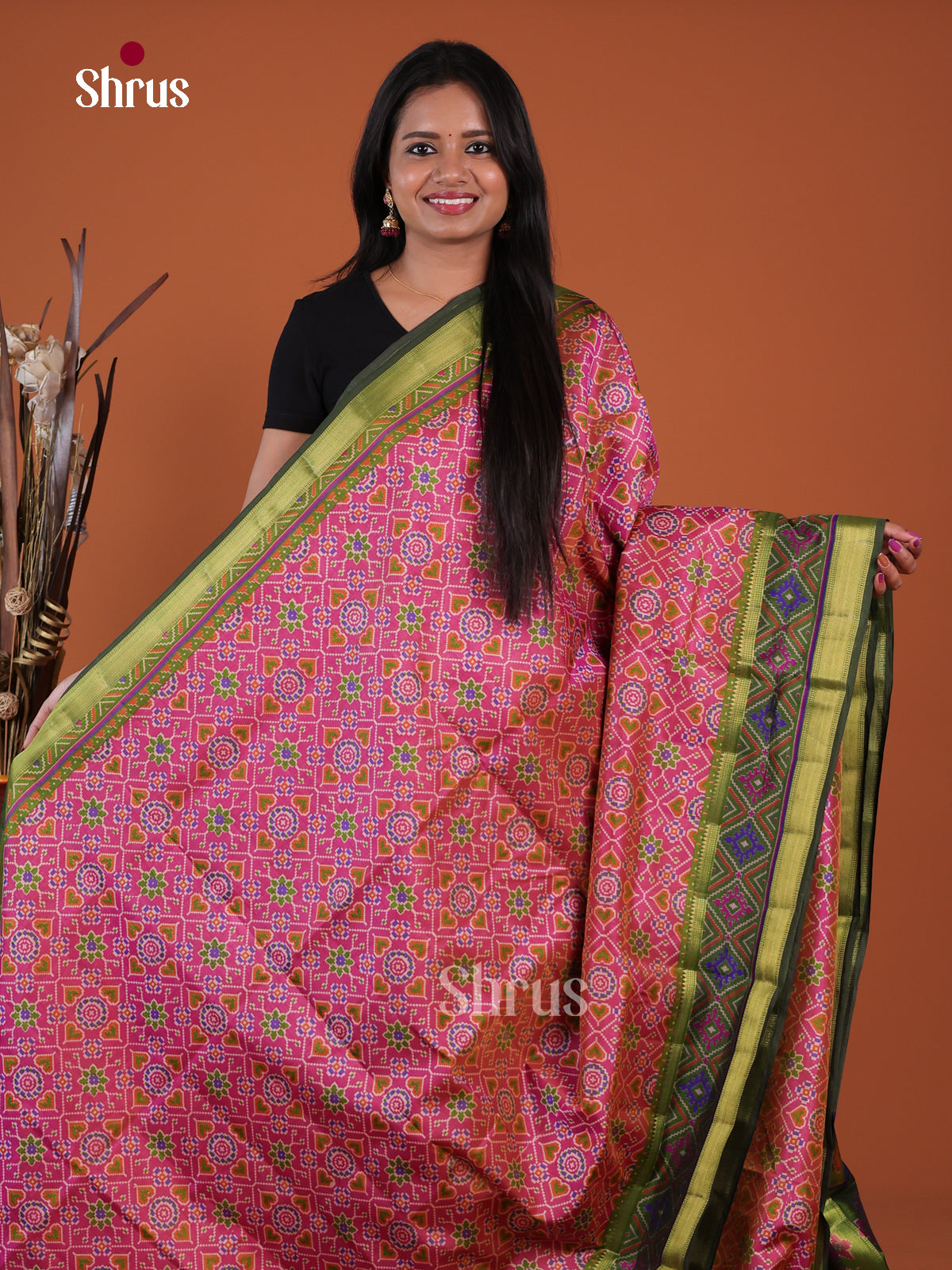 Semi Patola Saree - EH04162