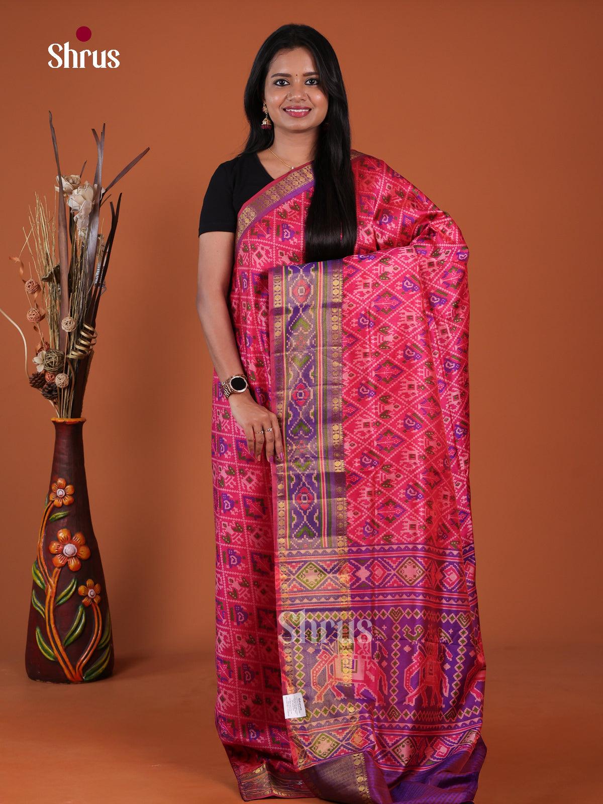 Semi Patola Saree - EH04171