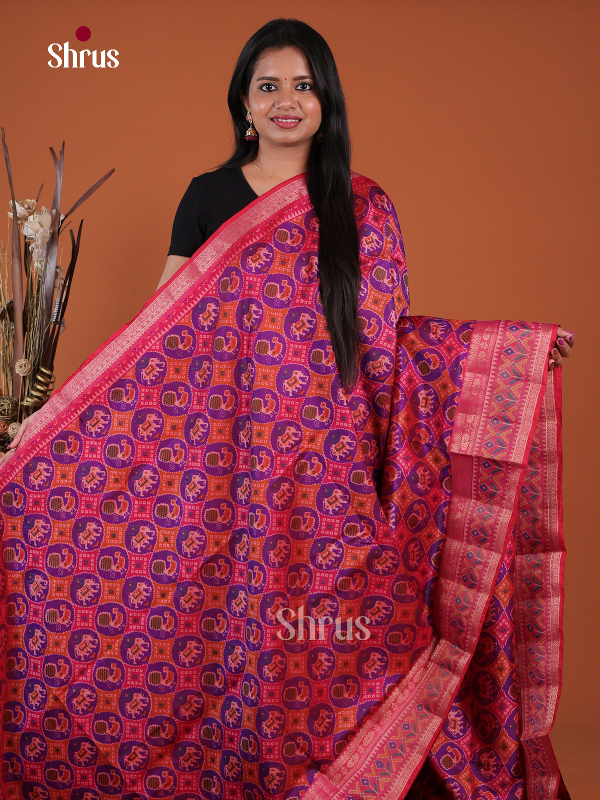 Semi Patola Saree - EH04172