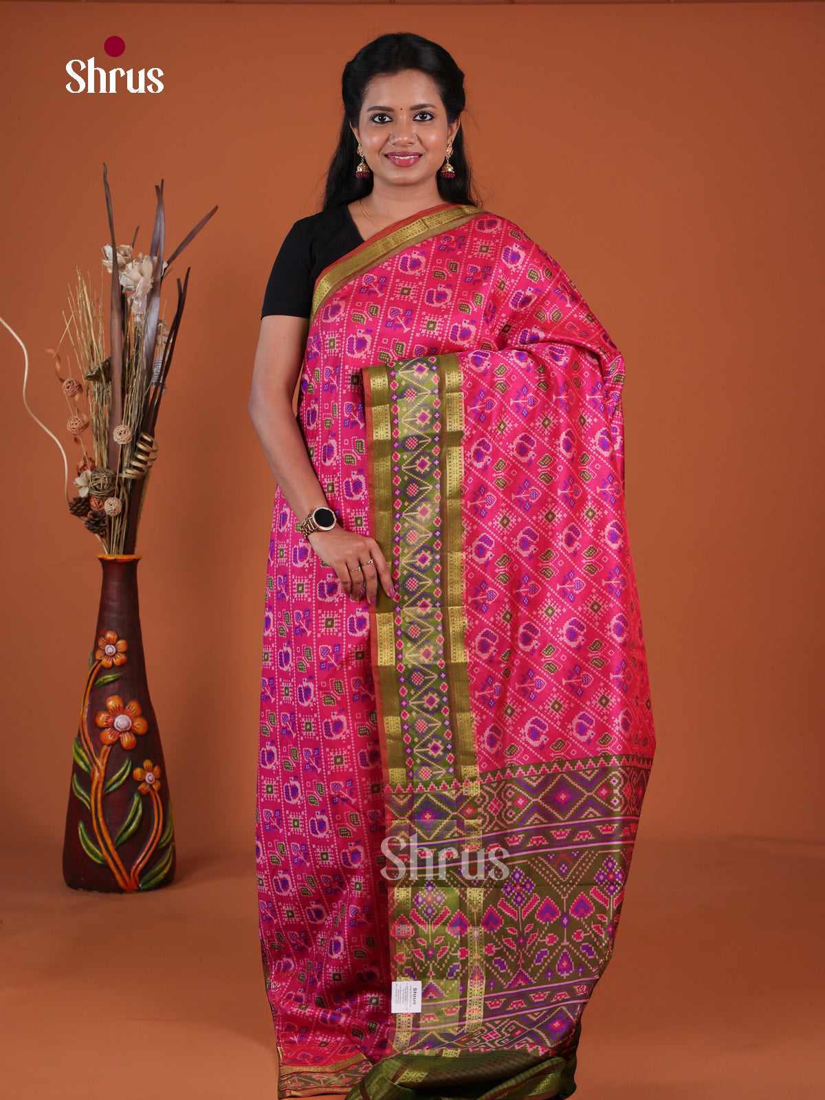Semi Patola Saree - EH04176