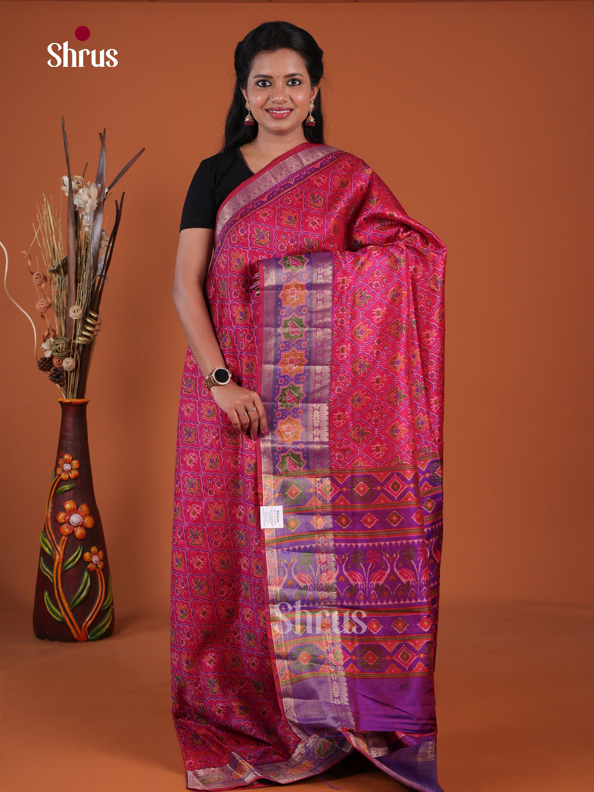 Semi Patola Saree - EH04182