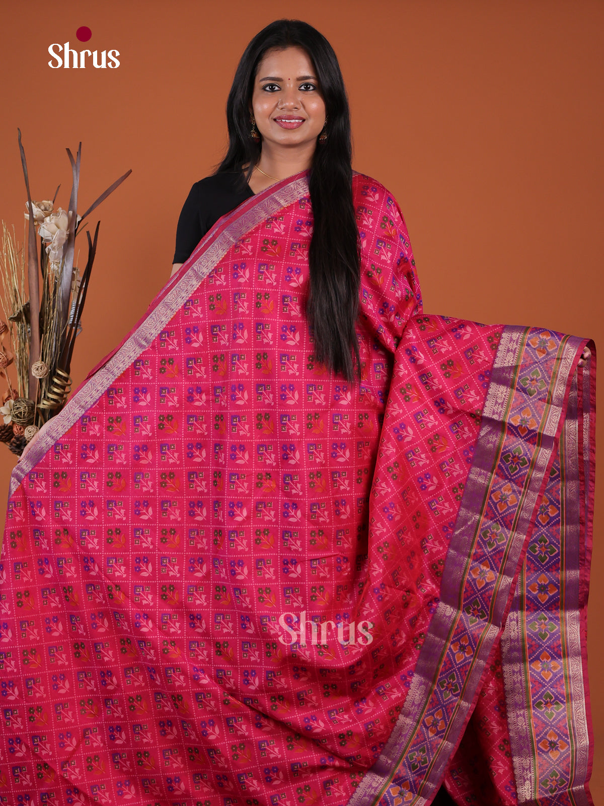 Semi Patola Saree - EH04186