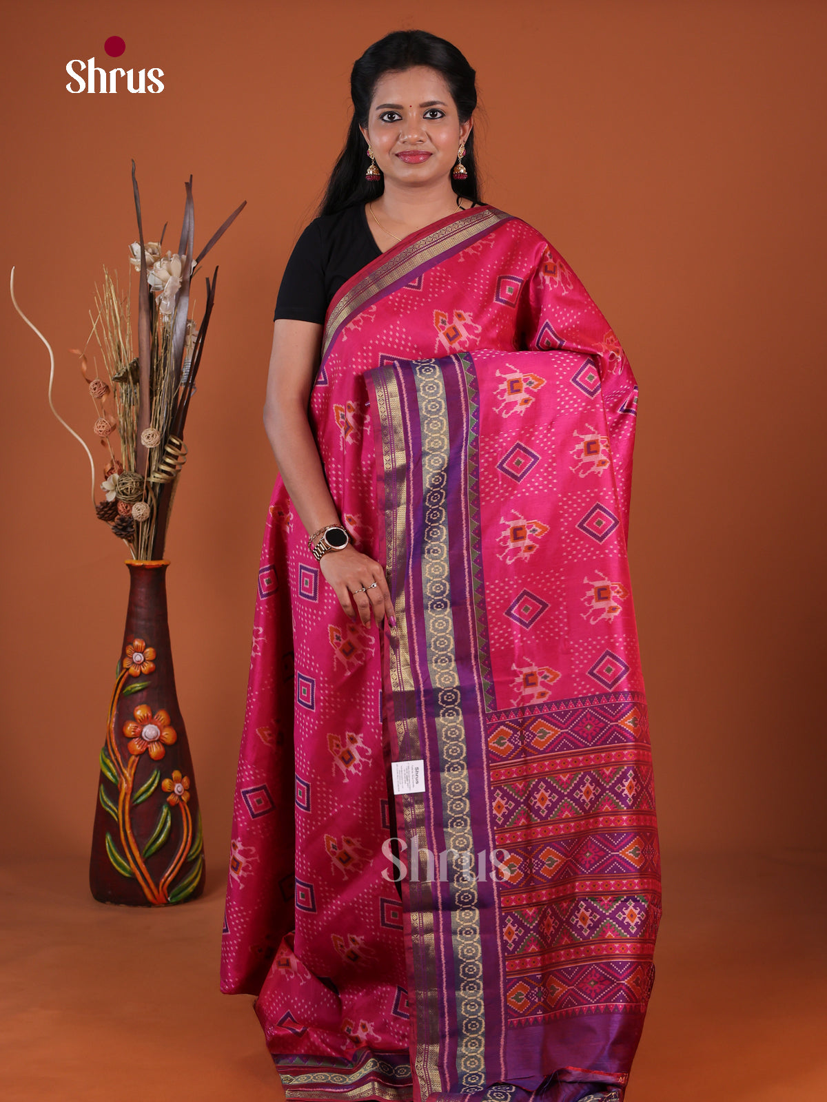 Semi Patola Saree - EH04187