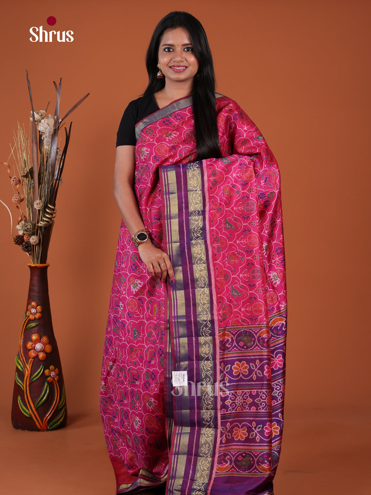 Semi Patola Saree - EH04197