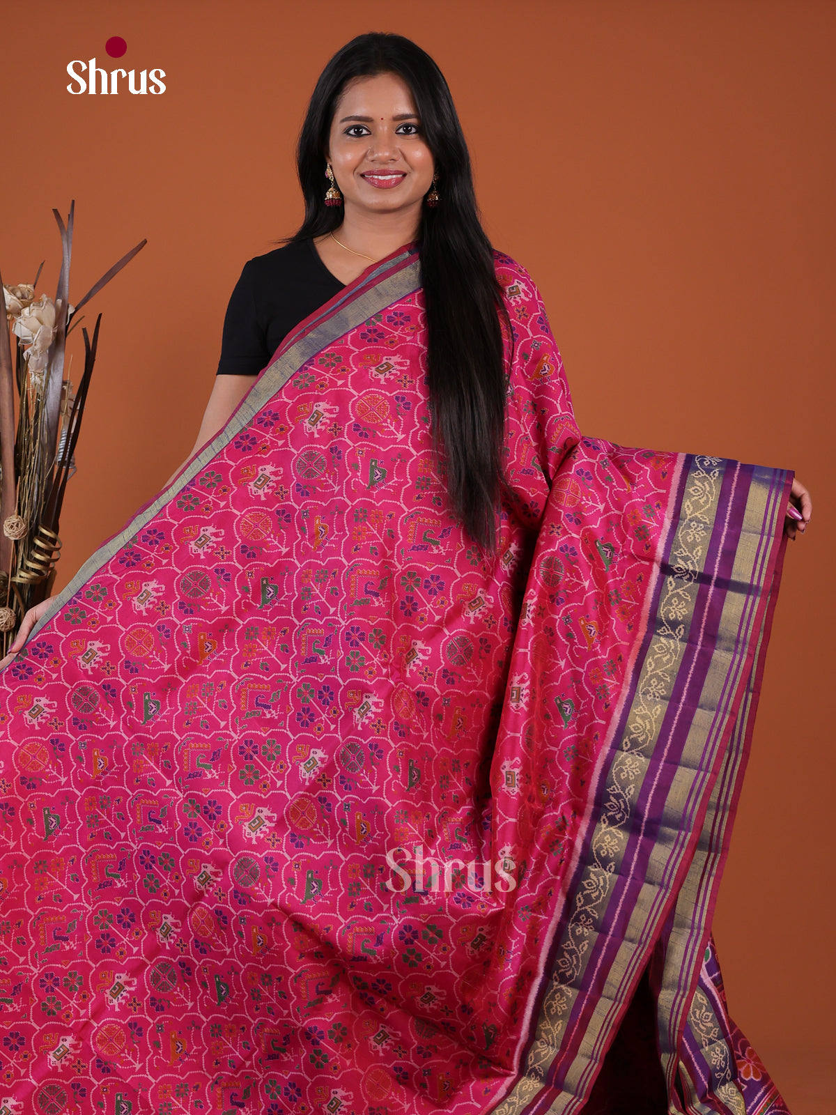 Semi Patola Saree - EH04197