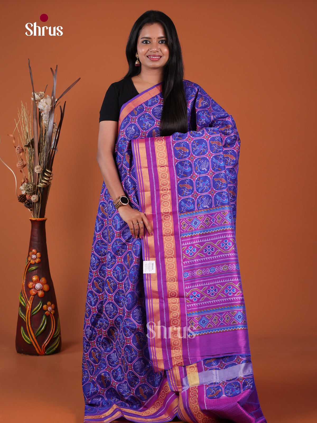 Semi Patola Saree - EH04200