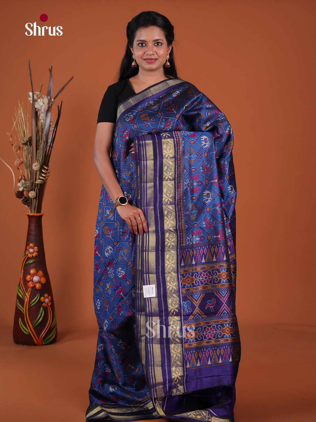 Semi Patola Saree - EH04206