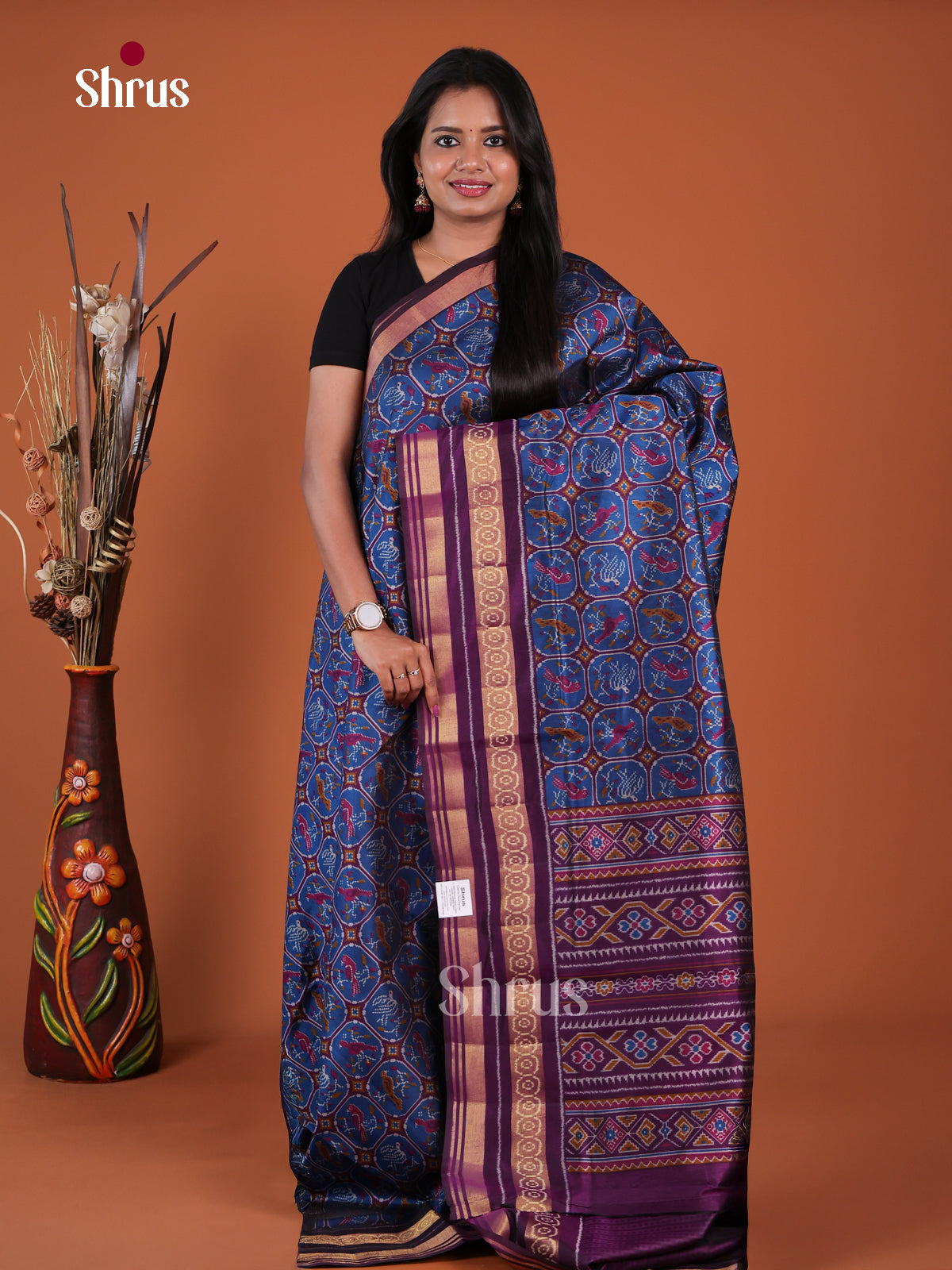 Semi Patola Saree - EH04211