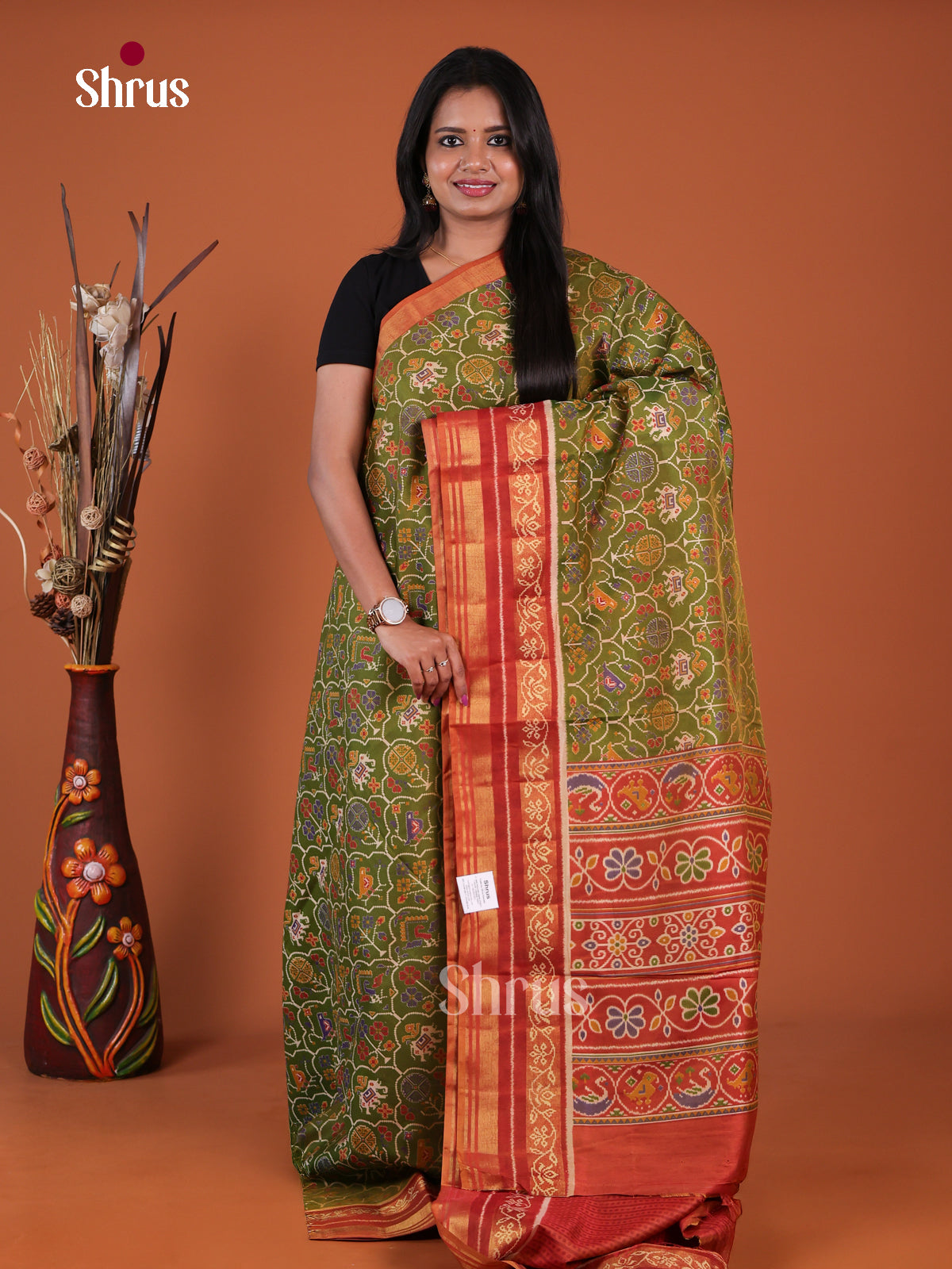 Semi Patola Saree - EH04212