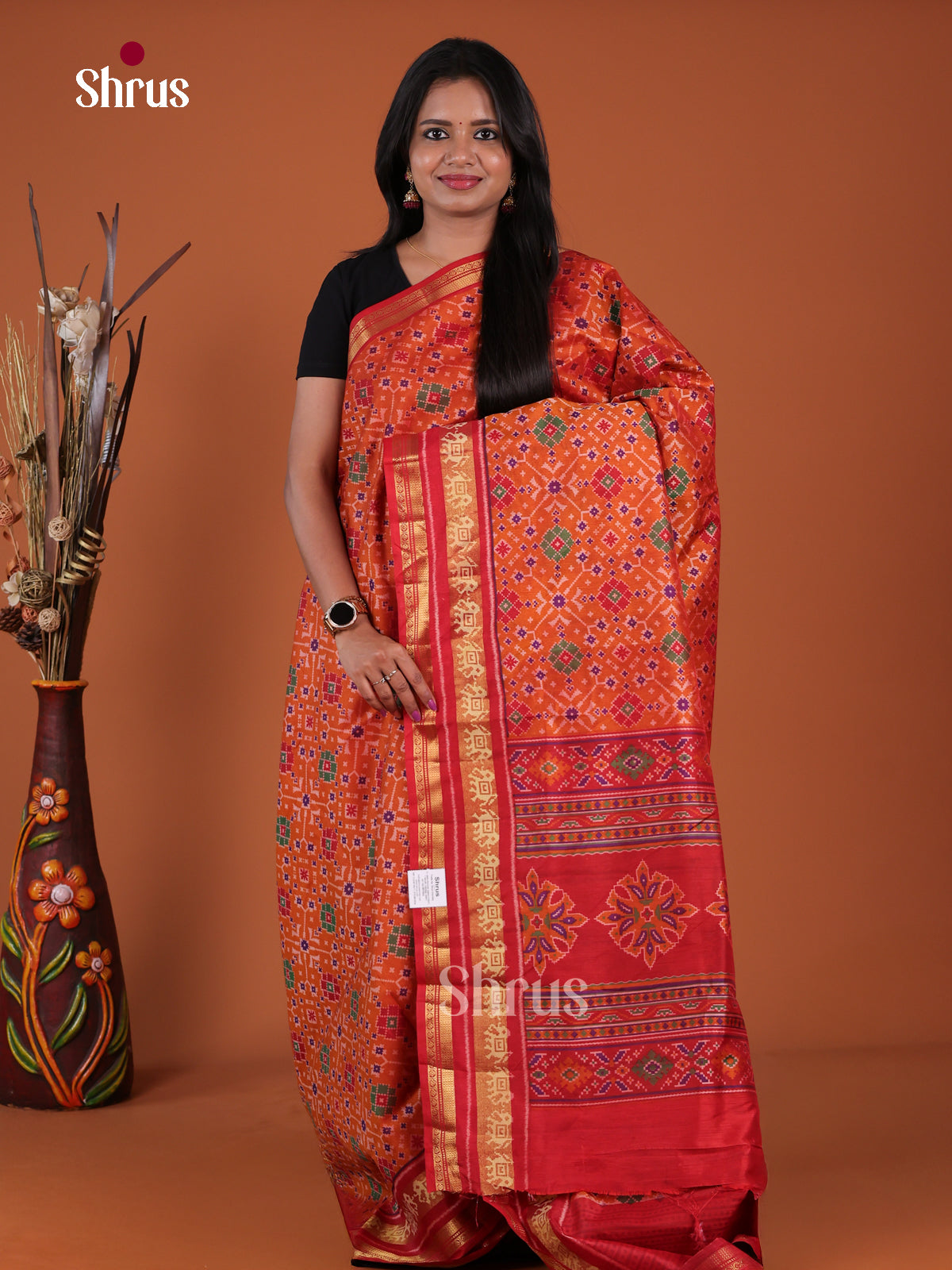 Semi Patola Saree - EH04215