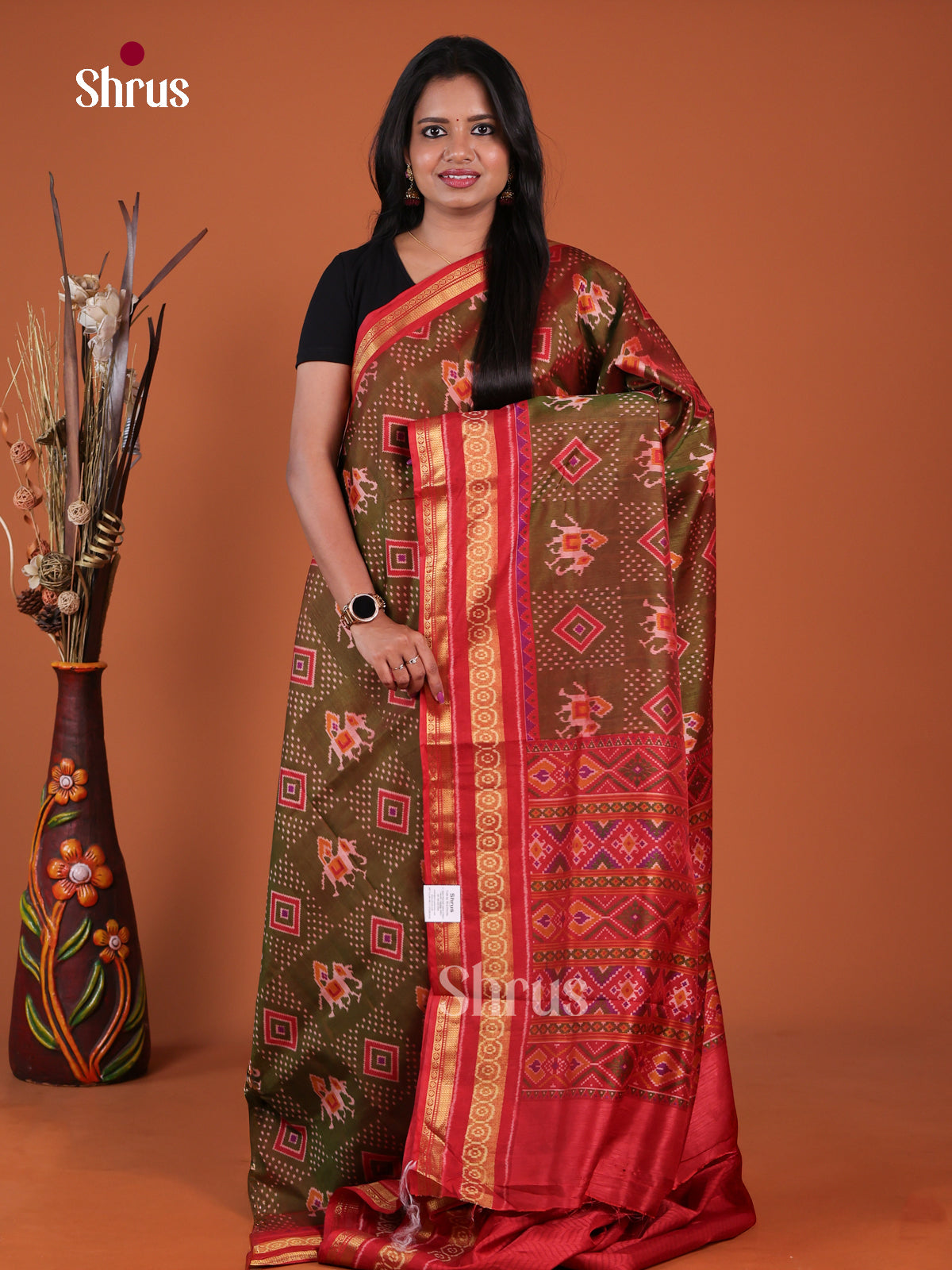 Semi Patola Saree - EH04217