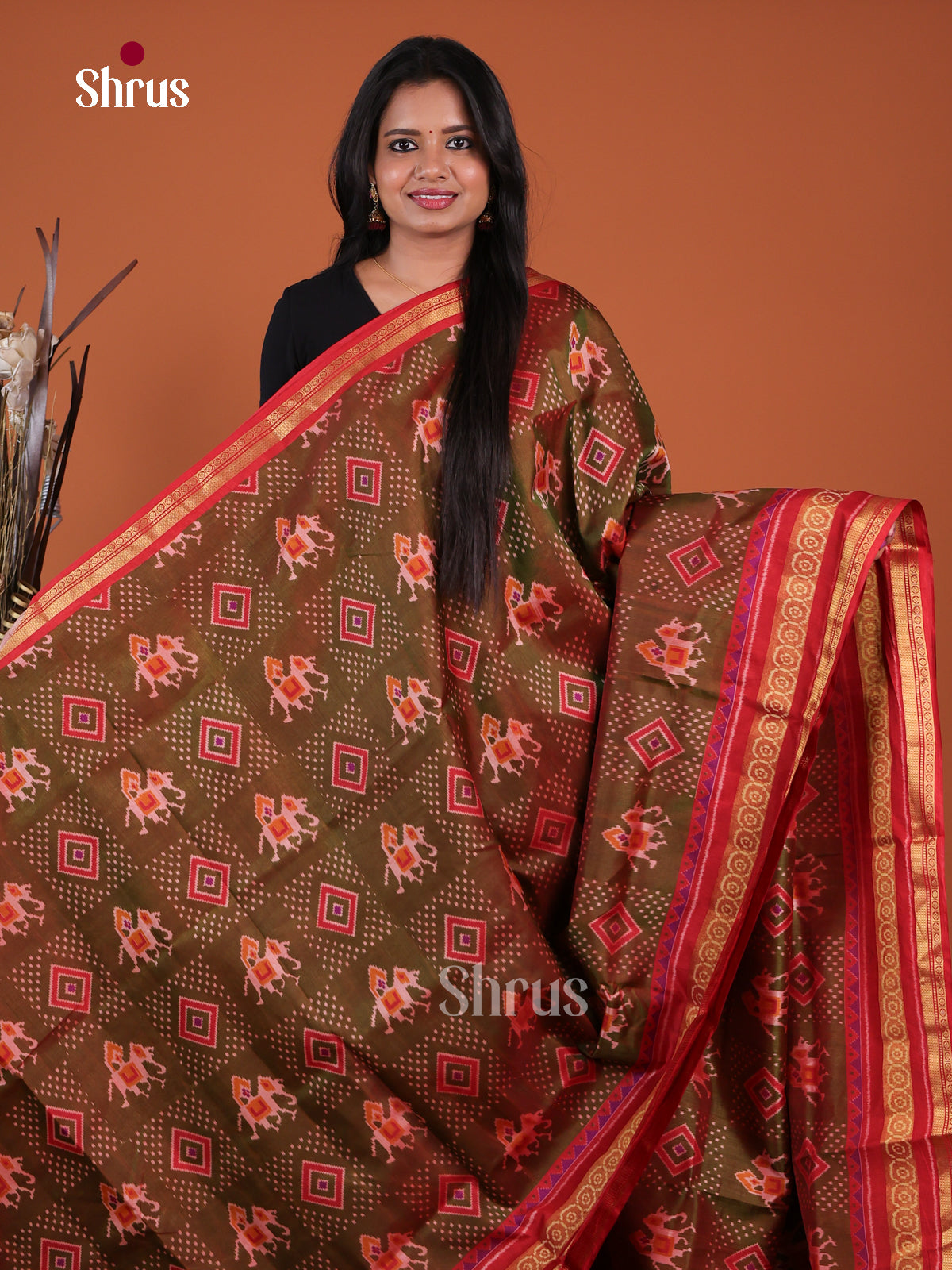 Semi Patola Saree - EH04217