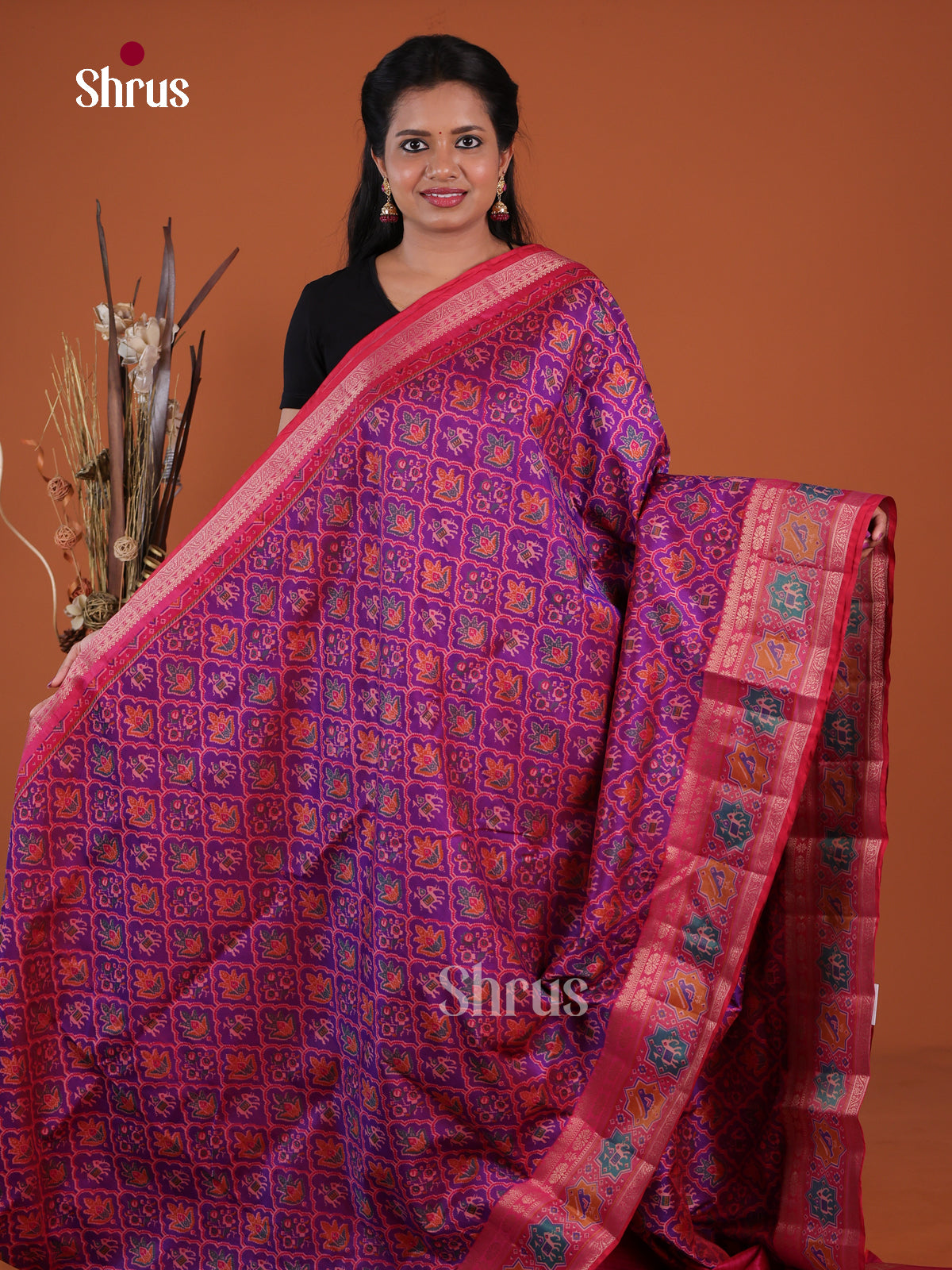 Semi Patola Saree - EH04218