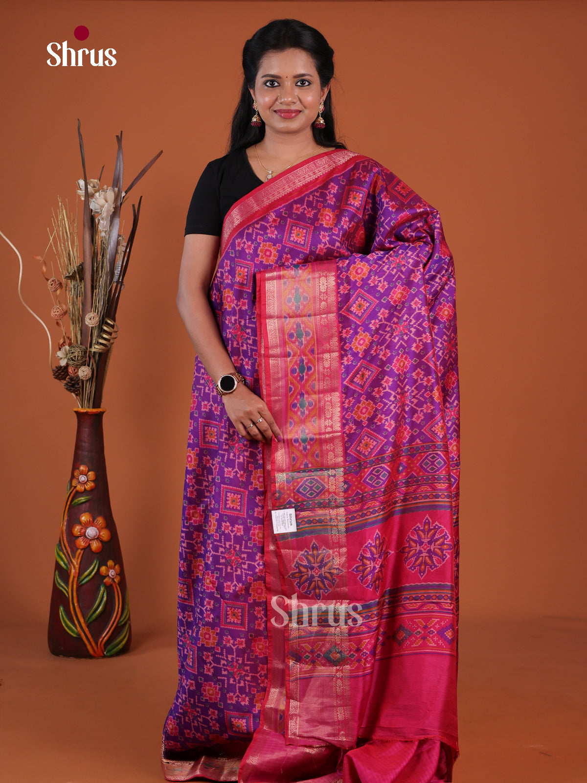 Semi Patola Saree - EH04220