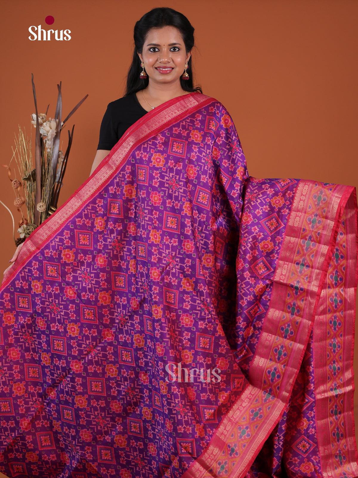 Semi Patola Saree - EH04220