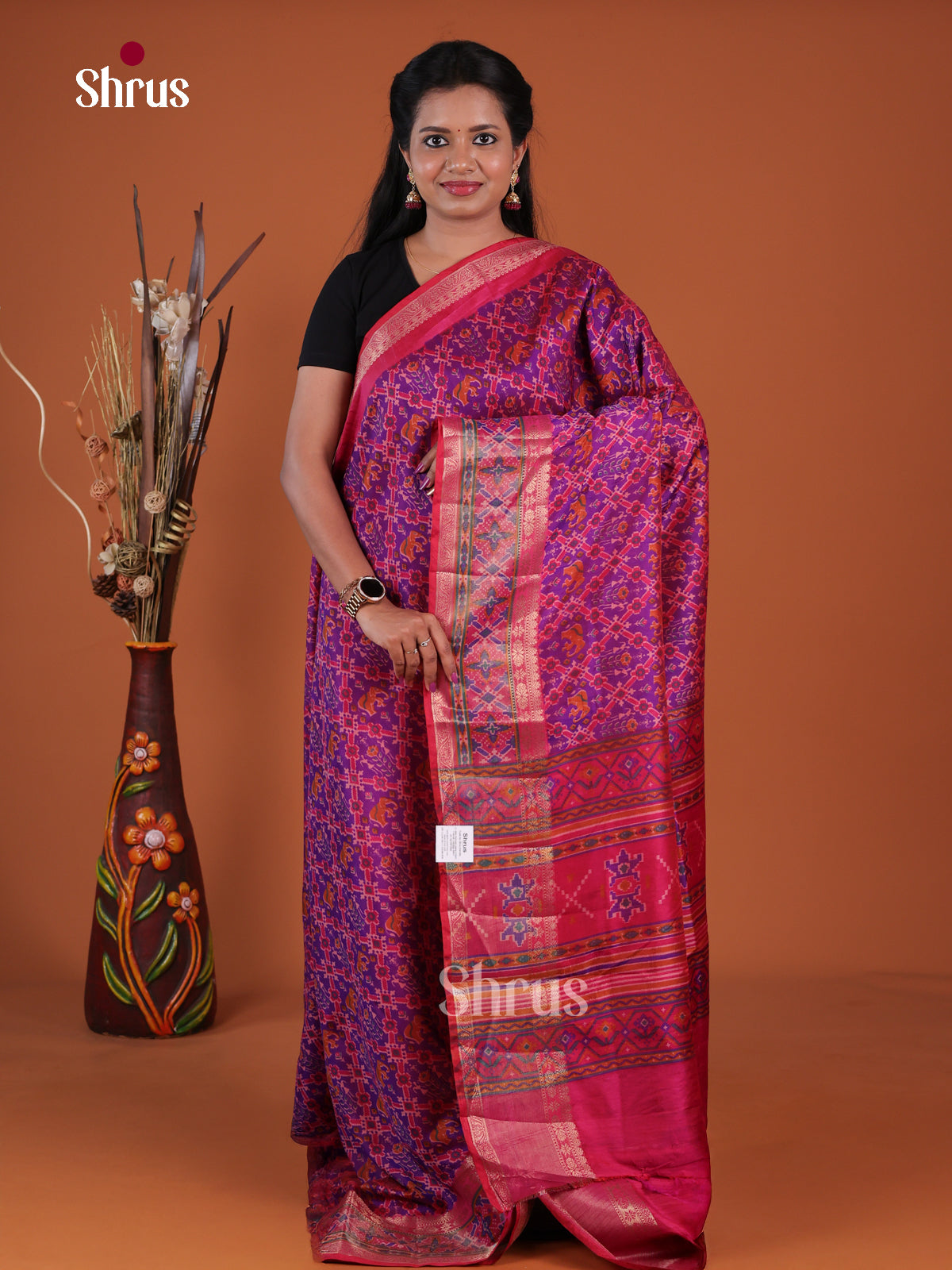 Semi Patola Saree - EH04221