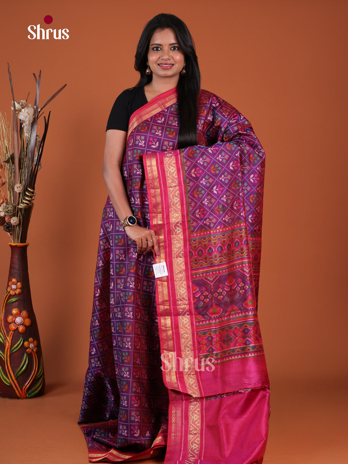 Semi Patola Saree - EH04222