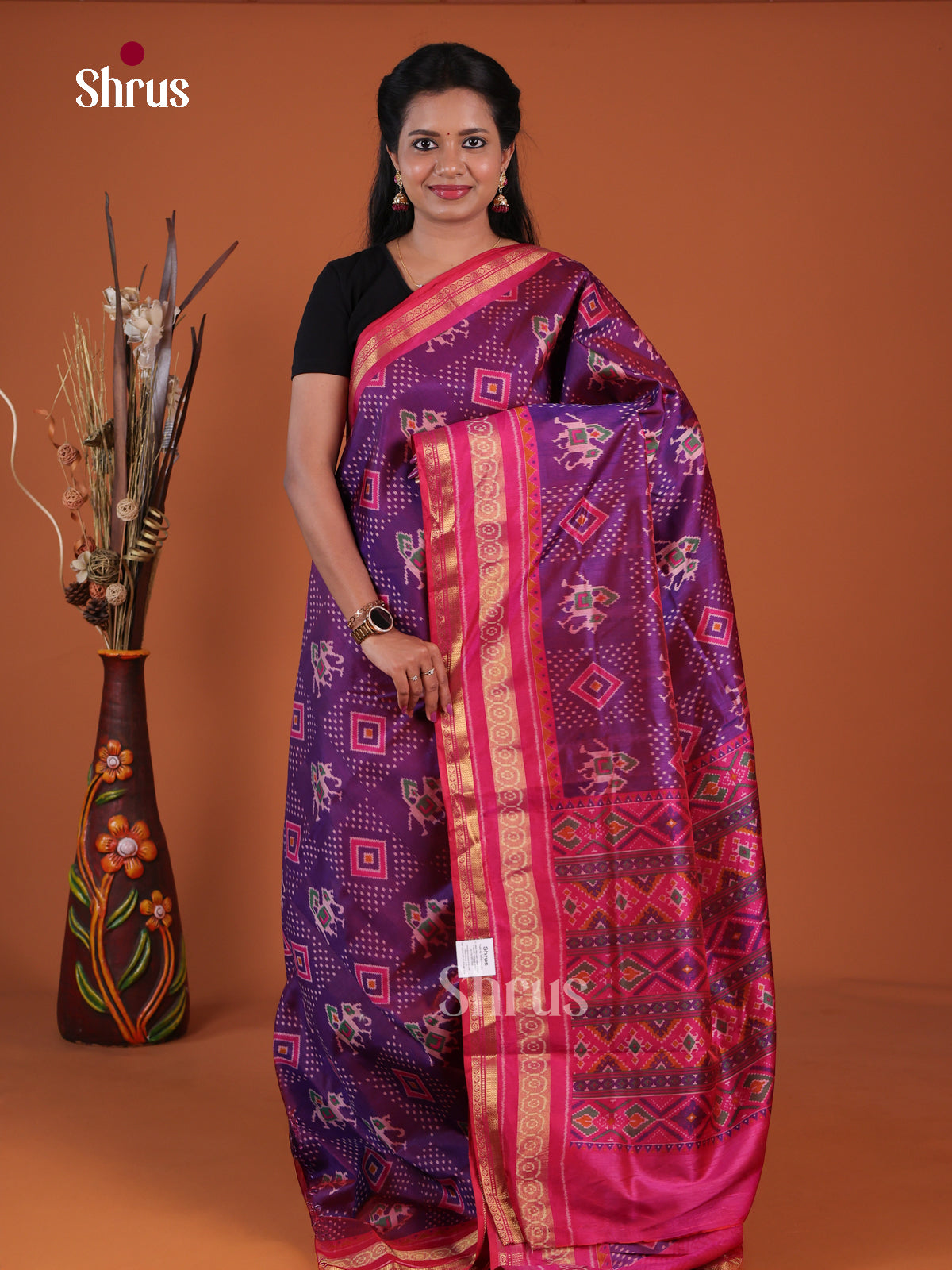 Semi Patola Saree - EH04223