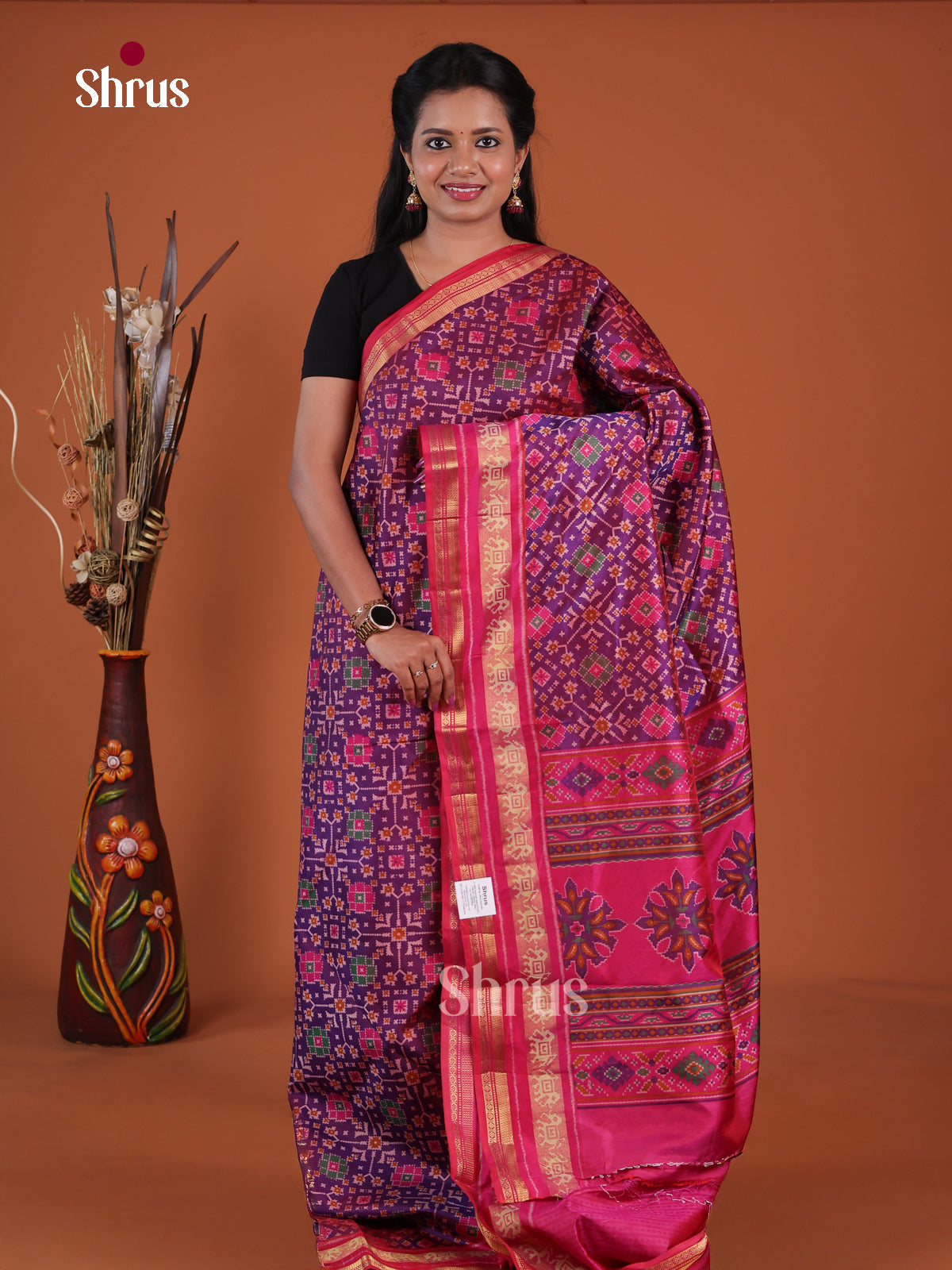 Semi Patola Saree - EH04224