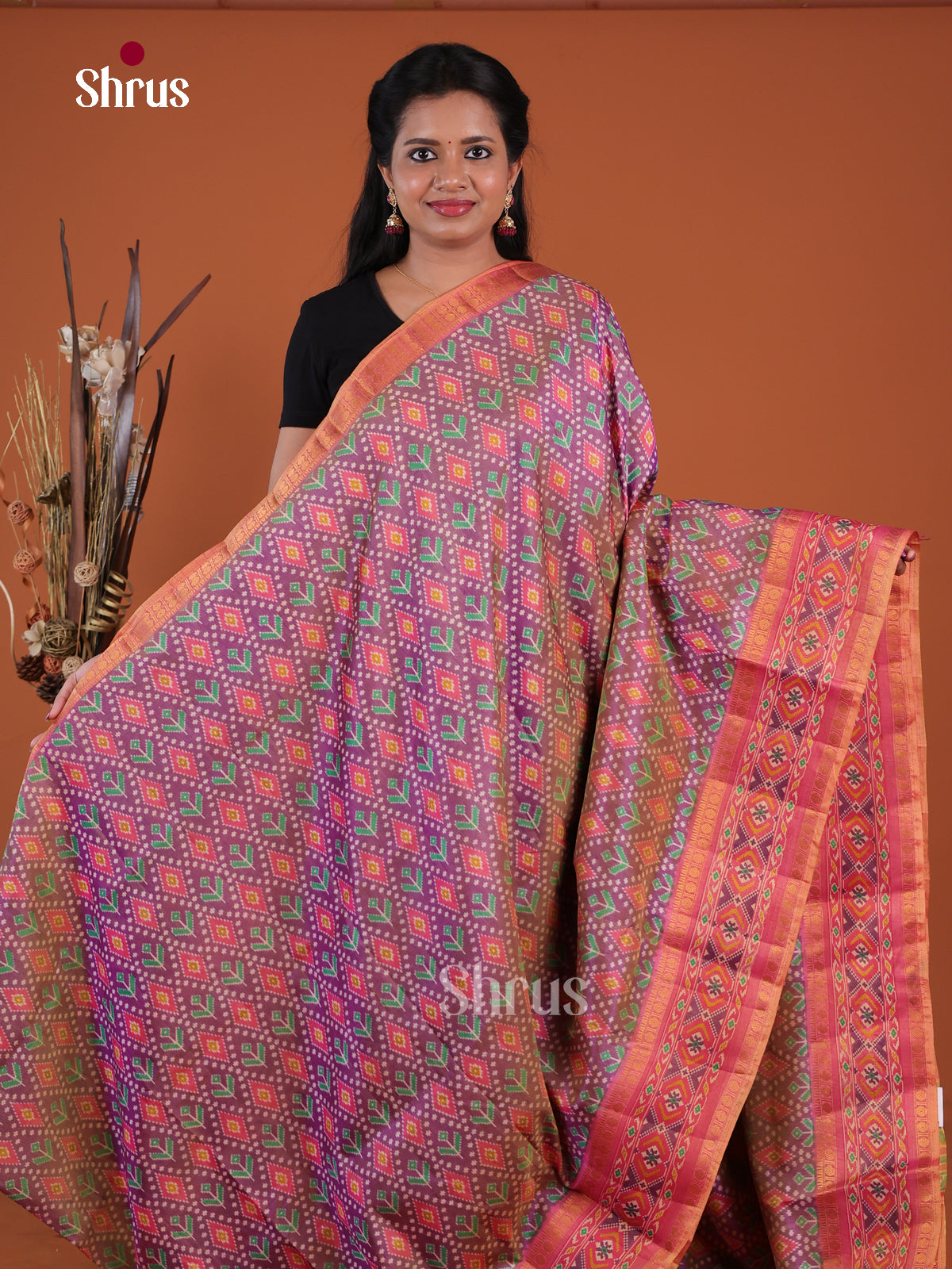 Semi Patola Saree - EH04232