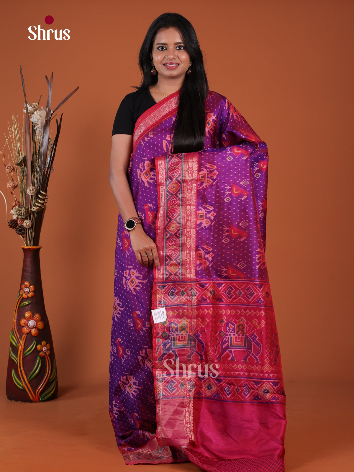 Semi Patola Saree - EH04238